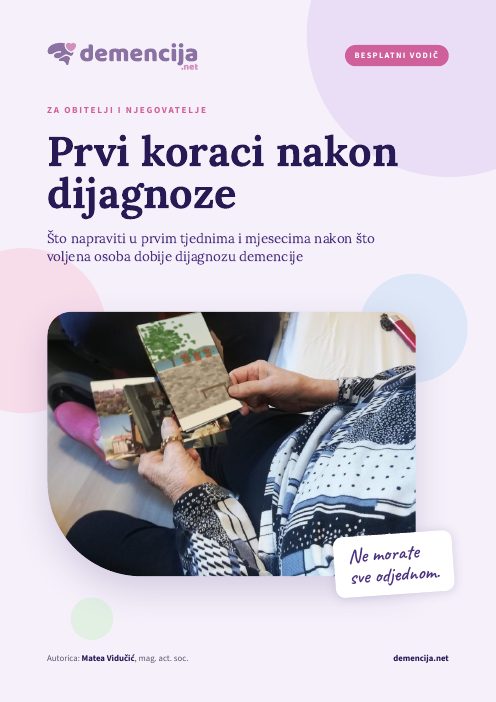 Naslovnica vodiča Prvi koraci nakon dijagnoze