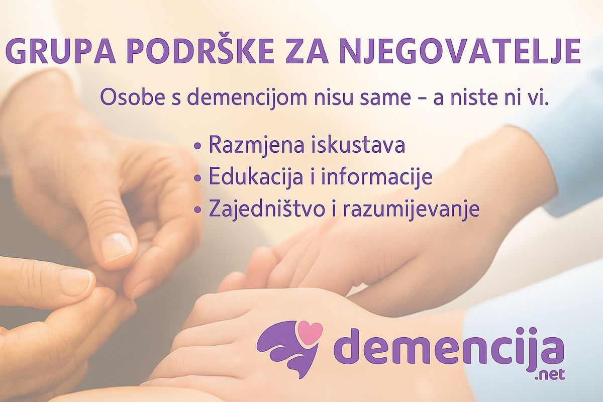 Grupa podrške za njegovatelje – razmjena iskustava, edukacija i zajedništvo